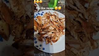 Fry rice 😋😋 recipe foryou ilovecookingforfamily [upl. by Wheeler]