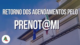 Retorno dos agendamentos Prenotami Consulado Italiano RJ [upl. by Ynohtnacram]