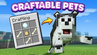 Craftable Pets  Minecraft Map Trailer [upl. by Enerol694]