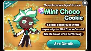 Cookie Run for Kakao  Mint Choco Cookie Rainbow Rush Bonustime  Super Bonustime Theme [upl. by Yrojram]