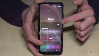 Samsung Galaxy XCover 7 How to on and off the flashlighttorchlamp [upl. by Seema]