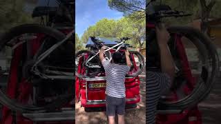 How to put Bikes on a VW T6 FIAMMA Carry Bike Rack [upl. by Fee]