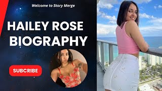 Hailey Rose Biographywikipedia amp lifestyle  Hailey Rose Hot Tik Tok Video amp BioCanvas [upl. by Ananna]