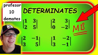 DETERMINANTE de una MATRIZ 2x2 [upl. by Eimme]