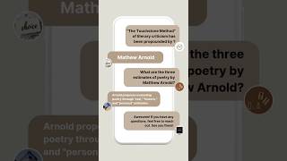 Touchstone Method pgtrbenglish touchstonemethod mathewarnold englishliterature pgtrb2025 yt [upl. by Alle]