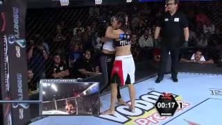 XFC na RedeTV Mayerlin Rivas e Silvana Juarez travam duelo emocionante na final feminina [upl. by Buke]