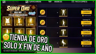 La Ultima Tienda de Oro solo x Fin de Año con Emotes en Free Fire Latam 🤔  JORGEPLAYED [upl. by Keener]