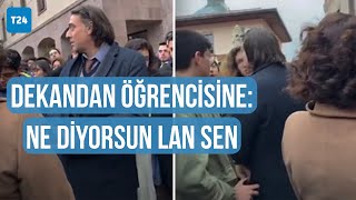 Koç Üniversitesi Öğrenci Dekanı öğrencisinin üzerine yürüdü [upl. by Zephaniah]