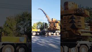 Xcmg XCA600 Mobile Crane  lifting Generator Heavy lifting Equipments shorts viral [upl. by Ydurt]