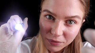 ASMR Therapeutic Face Examination Medical RP Personal Attention [upl. by Marlowe]