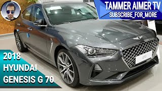 The all new 2018 HYUNDAI GENESIS G70 overview Full HD [upl. by Weitzman]