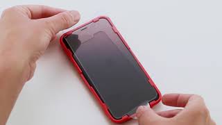 InvisibleShield Glass VisionGuard iPhoneX Install [upl. by Powe]