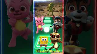 Baby Shark Pinkfong 🆚 Paw Patrol 🆚 SpongeBob SquarePants 🆚 Talking Tom  coffindance tileshop [upl. by Cicely]