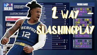 The Best NBA 2k24 Ja Morant 2 Way Slashing Playmaker build foryou nba2k24 [upl. by Jazmin]