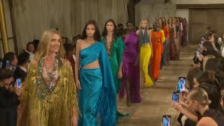 Ralph Lauren presents his Spring 2024 collection at New York Fashion Week [upl. by Philine]