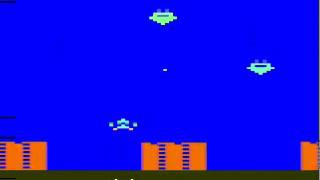 Air Raid Atari 2600Gameplay [upl. by Yeoz]