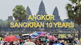 Angkor Sangkran 10 Years Walking Tour Siem Reap Province Cambodia 2023 [upl. by Nylla919]