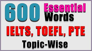 600 English Words for Everyday Life  English Vocabulary Masterclass TopicWise [upl. by Ardnuahs]