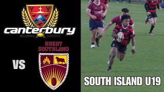 Canterbury vs Southland South Island U19 Tournament 6th September 2024 [upl. by Andriana]