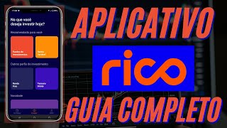 Como Utilizar o APP da Rico Investimentos  TUTORIAL COMPLETO [upl. by Eico]