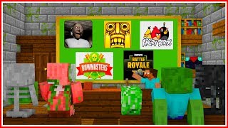 Monster School  SEASON 1 ALL EPISODE  Minecraft Animation [upl. by Eiramoj]