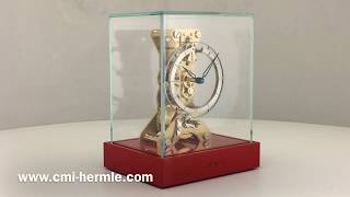 Hermle Christmas Red Table Clock [upl. by Arikat298]