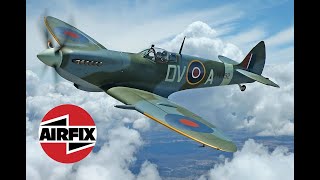 Airfix  172 Supermarine Spitfire MkVc  Complete Build with Instructions [upl. by Nwahsiek317]