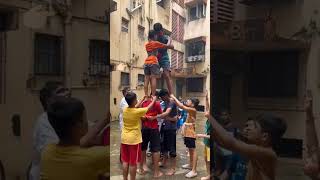 Dahi handi in society song aala re aala Govinda ala [upl. by Anelas]