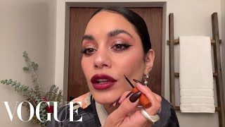 Vanessa Hudgens’s Guide to Caring for Oily Skin amp Girls’ Night Out Makeup  Beauty Secrets  Vogue [upl. by Yenaffit]