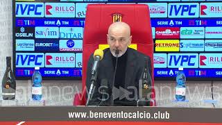 BeneventoMilan Pioli quotVittoria importante in una partita difficilequot [upl. by Inava990]