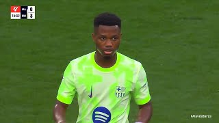 Ansu Fati Very Impressive Against Alaves [upl. by Middleton330]