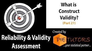 What is Construct Validity Part 21 of the Course  wwwpietutorscom [upl. by Calesta]