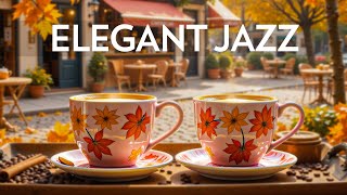 Unwind with Autumn Jazz amp Elegant Bossa Nova Piano  Coffee Jazz for Studying Working Morning [upl. by Kelda837]