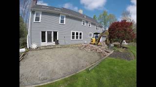 Paver Patio Construction Time Lapse [upl. by Taft296]