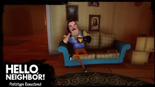 HELLO NEIGHBOR MOD KIT  HN PROTOTYPE REMASTERED PATCH 1 [upl. by Nahem]