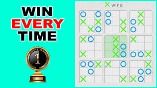 How to Win in Tic Tac Toe Every Time [upl. by Kosse895]