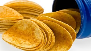 कुरकुरे प्रिंगल चिप्स  Crunchy Crispy Pringles Chips Recipe  trending food videos  Pringle wafer [upl. by Tarazi]