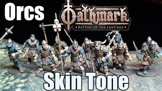 Oathmark Orc skin tones Different kind of color for orc infantry What color to paint [upl. by Ella793]