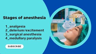 stages of anesthesia [upl. by Mroz108]