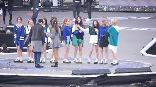 161118 트와이스 TWICE 흥부다현 1위 발표 엔딩음악에 댄스 카메라 리허설 전체 직캠 Fancam 뮤직뱅크 in 경주 by Mera [upl. by Lilak]