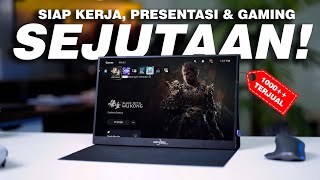 LARIS MANIS Cuma Rp11JUTA Siap KERJA PRESENTASI amp GAMING Goojodoq Monitor Portable Untuk Laptop [upl. by Michell700]