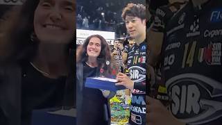 Yuki Ishikawa got MVP of the match VS Lube [upl. by Ainwat692]