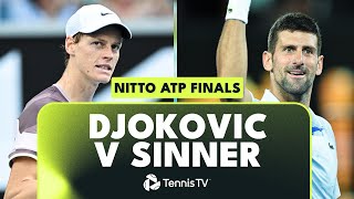 Novak Djokovic vs Jannik Sinner The 2023 Nitto ATP Finals Duology [upl. by Nanahs]