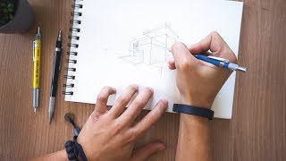 Top 6 Architecture Sketching Techniques [upl. by Josy]