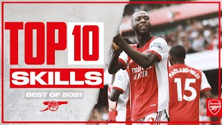 RANKED  The Top 10 Skills from Arsenal in 2021 [upl. by Lawan105]