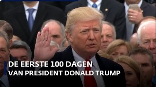 De eerste honderd dagen van president Trump [upl. by Lindsey532]