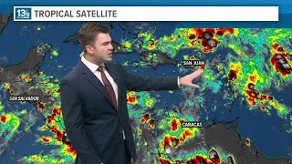 Subtropical Storm Patty has formed two areas of investigation in Caribbean [upl. by Akoyin]