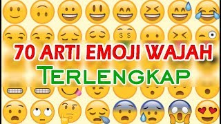 70 Arti Emoji Whatsapp Wajah Terlengkap  Jangan Sampai Keliru Pake [upl. by Merrill]