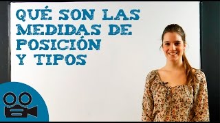 Qué son las medidas de posición y tipos [upl. by Zaslow]