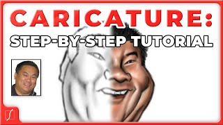 How to Draw and Color a Caricature  Step by Step [upl. by Ecyned]